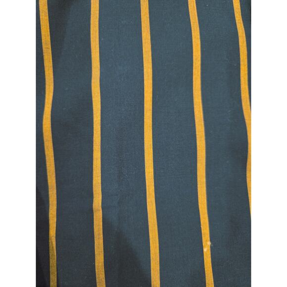 NWT Paul Fredrick Tailor Fit LS Dress Shirt Navy/Gold Neck: 18 - Picture 6 of 6